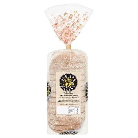 Henllan Bakery Welsh Floury Wholemeal Thick 400g