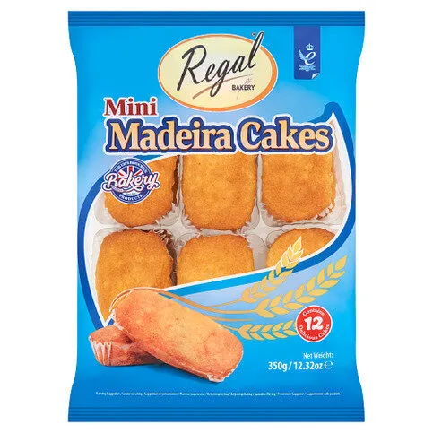 Regal Bakery 12 Mini Madeira Cakes 350g