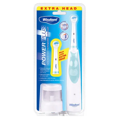 WISDOM RECHARGE POWER T/BRUSH EACH