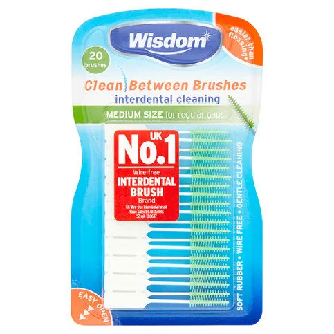 Wisdom 20 Clean Between Brushes Medium Size