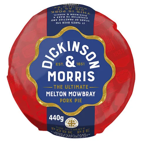 Dickinson & Morris Melton Mowbray Pork Pie 440g