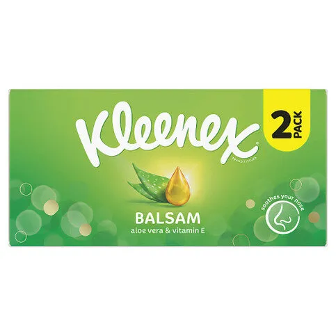 KLEENEX BALSAM BOX TISSUES TWIN