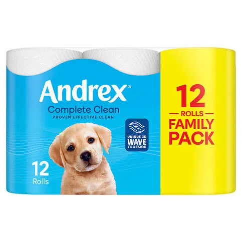 Andrex Complete Clean 12 Rolls