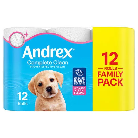 Andrex Complete Clean 12 Rolls