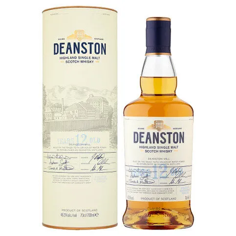 Deanston 12 Years Old Highland Single Malt Scotch Whisky 70cl