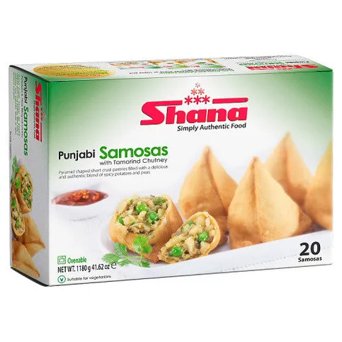 Shana Punjabi Samosas 20 Pieces 1180g