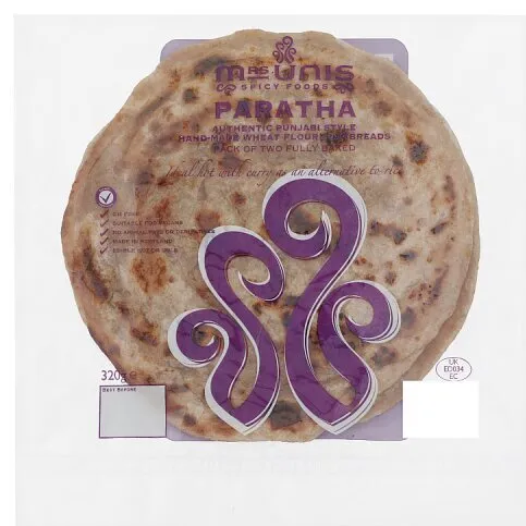 Mrs Unis Spicy Foods Paratha 320g