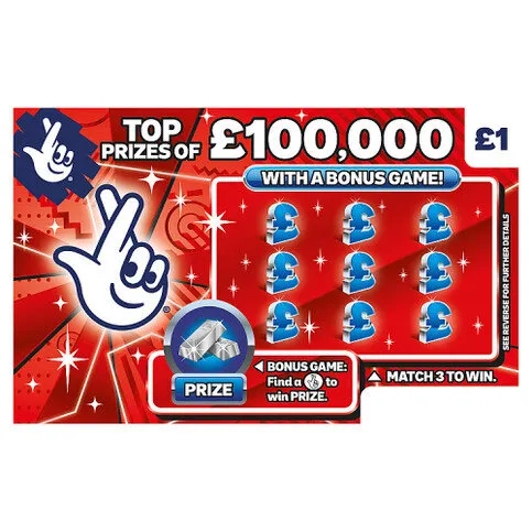 National Lottery £1 £100,000 £100,000 Jackpot Scratchcard Game