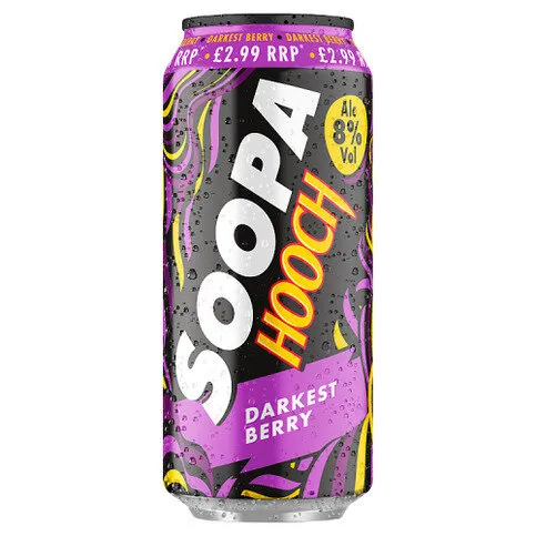 Soopa Hooch Darkest Berry 440ml