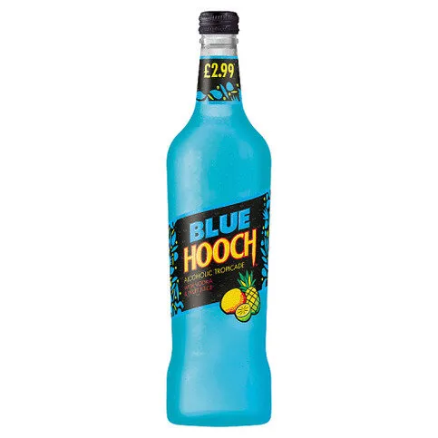 Blue Hooch Alcoholic Tropicade with Vodka & Fruit Juice 70cl