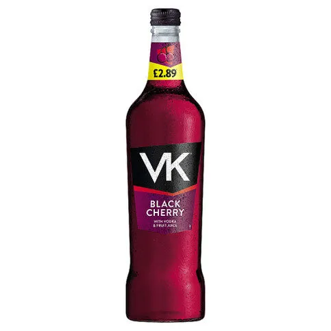 VK Black Cherry with Vodka & Fruit Juice 70cl