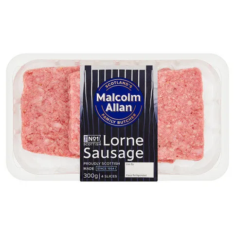 Malcolm Allan 4 Lorne Sausage Slices 300g