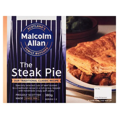 Malcolm Allan The Steak Pie 380g