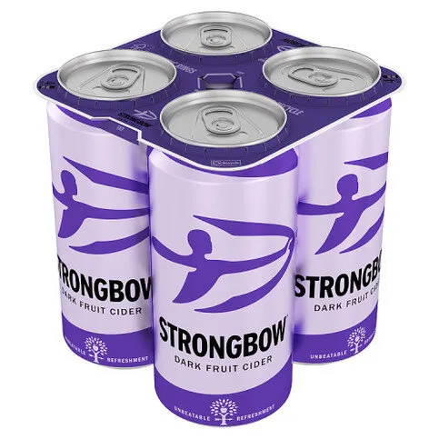 Strongbow Dark Fruit Cider Cans 4 x 440ml