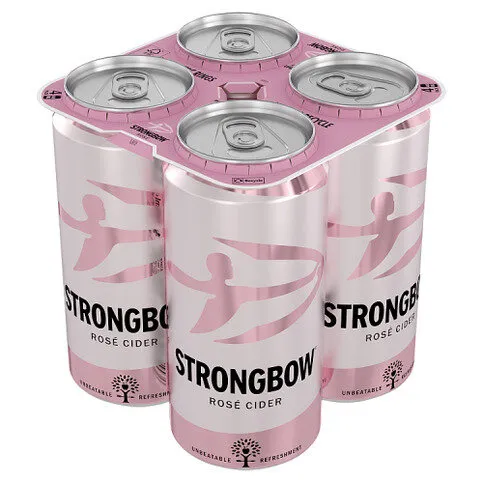 Strongbow Rosé Cider Cans 4 x 440ml