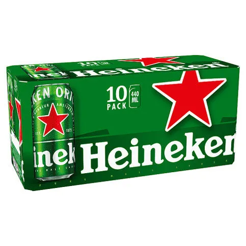 Heineken Pure Malt Lager Cans 10 x 440ml