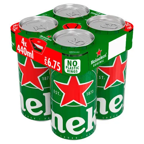 Heineken Original Beer Can 6 x 4 x 440ml
