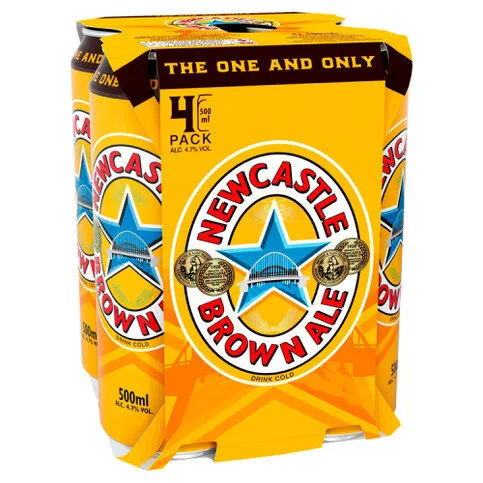 Newcastle Brown Ale Can 4 x 500ml