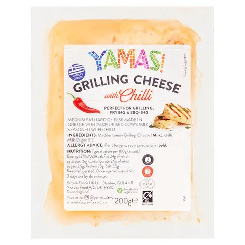 Yamas! Grilling Cheese with Chilli 200g