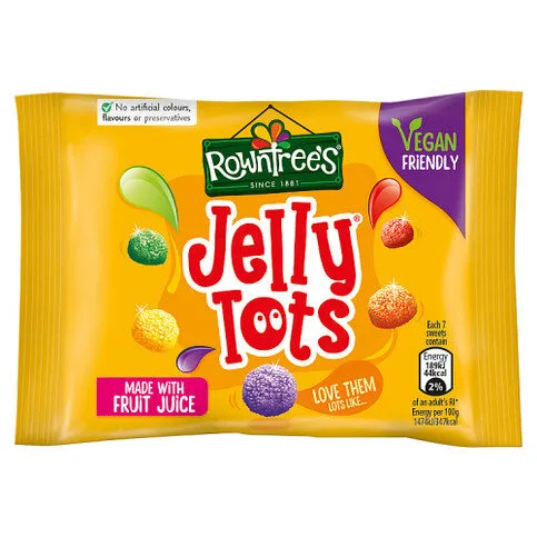 Rowntree's Jelly Tots Sweets Bag 42g