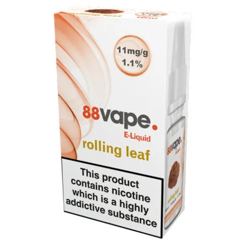 88VAPE E-LIQUID 11MG ROLLING LEAF 10ML