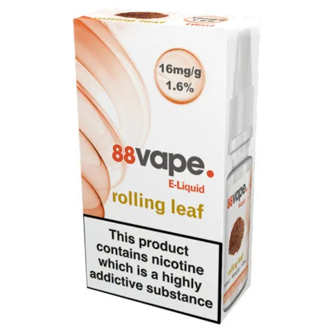88Vape E-Liquid 16mg Rolling Leaf 10ml