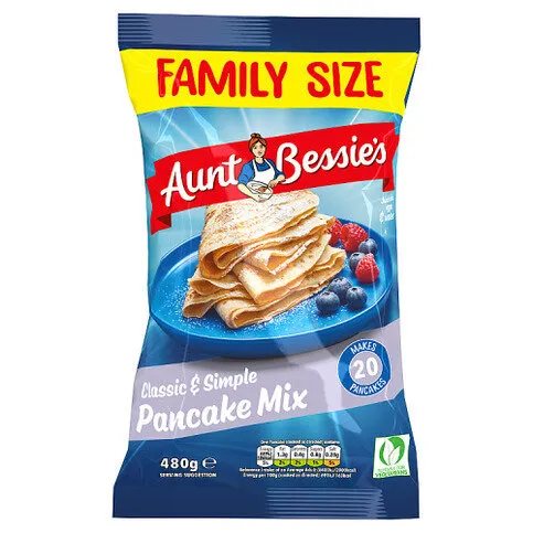 Aunt Bessie's Classic & Simple Pancake Mix 480g