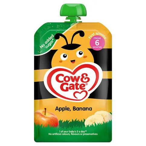 Cow & Gate Apple, Banana from 4 Months 100g
