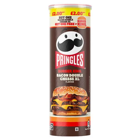 Pringles Burger King Bacon Double Cheese XL Flavour 165g