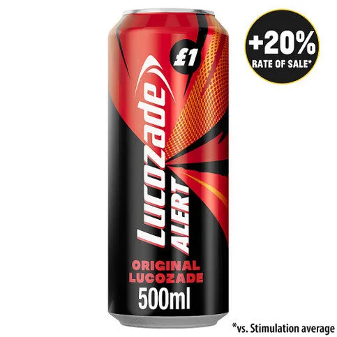 Lucozade Alert Original Energy Drink 500ml £1 PMP