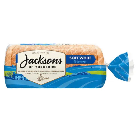 Jacksons of Yorkshire Soft White Bloomer 800g