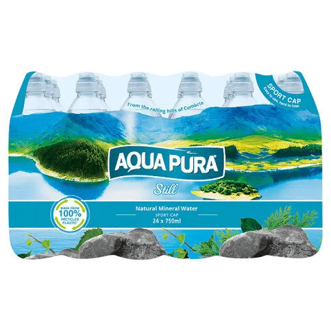 Aqua Pura Still Natural Mineral Water 750ml