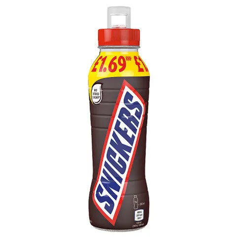 Snickers Chocolate, Caramel And Peanut Flavoured Milk Drink 350ml