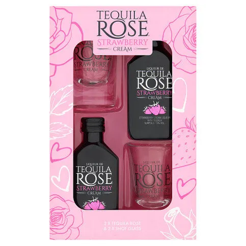 Tequila Rose 15% With 2 Shot Glasses Ps 2x5cl