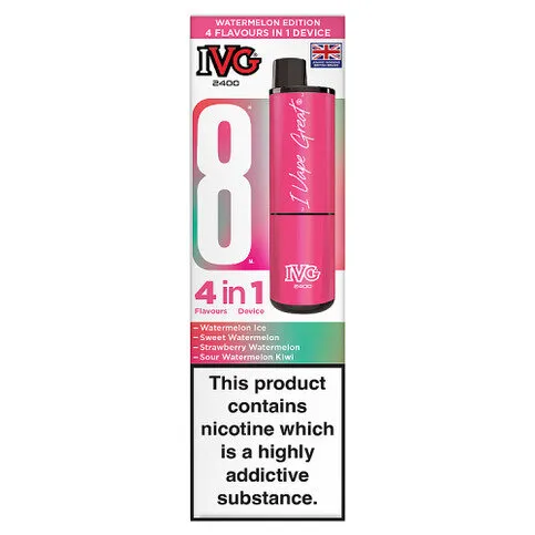 IVG 2400 4-in-1 Starter Kit Watermelon Edition 20mg