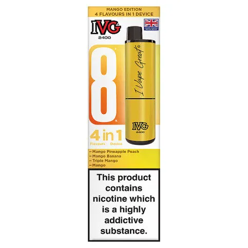 IVG 2400 4 in 1 Flavour Device Mango Edition