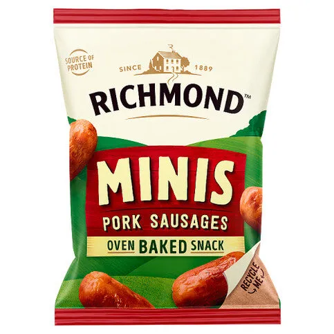 Richmond Minis Pork Sausages 63g
