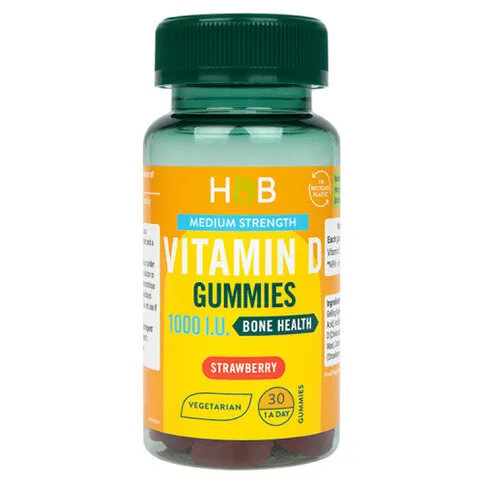 Holland & Barrett Vegetarian Vitamin D 1000 I.U. 25ug 30 Gummies