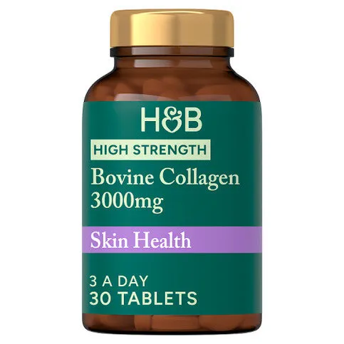 Holland & Barrett Bovine Collagen 3000mg 30 Tablets