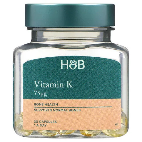 Holland & Barrett Vitamin K2 75ug 30 Capsules