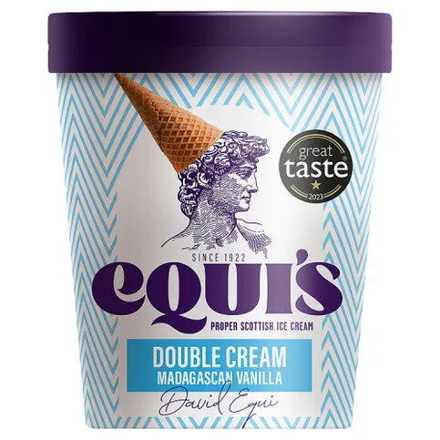 Equi's Double Cream Madagascan Vanilla Proper Scottish Ice Cream 460ml