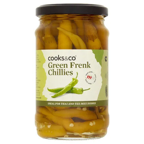 Cooks&Co Green Frenk Chillies 150g