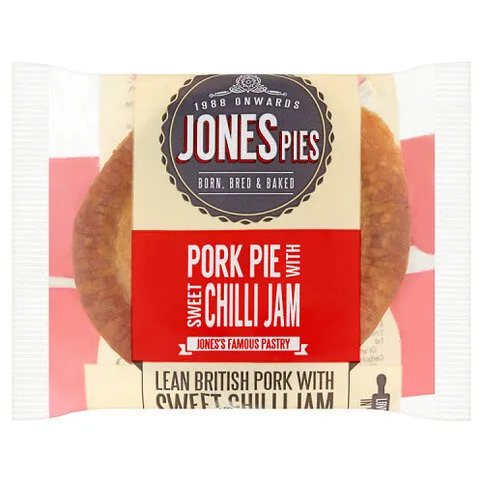 Jones Pies Pork Pie with Sweet Chilli Jam 160g