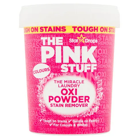 STAR DROPS PINK STUFF POWDER COLOUR STAINS REMOVER 1KG