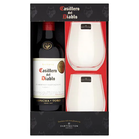 Casillero Del Diablo & Glass Gift 750ML