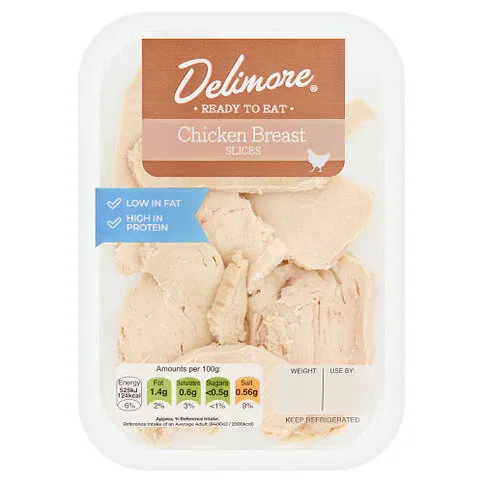 Delimore Chicken Breast Slices 95g