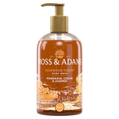 Moss & Adams Sherwood Forest Mandarin, Cedar & Juniper Hand Wash 500ml