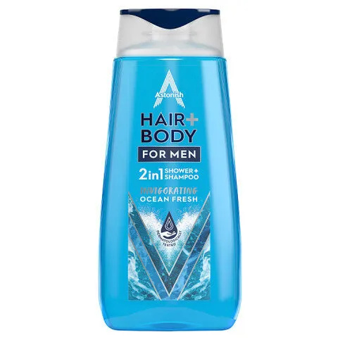 Astonish Hair + Body for Men 2 in 1 Shower + Shampoo 400ml