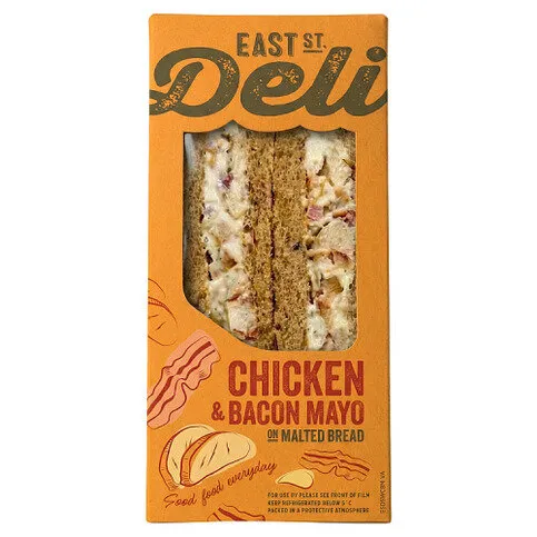 Deli Chicken & Bacon Mayo on Malted Bread