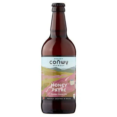 Bragdy Conwy Brewery Honey Fayre Golden Honey Ale 500ml